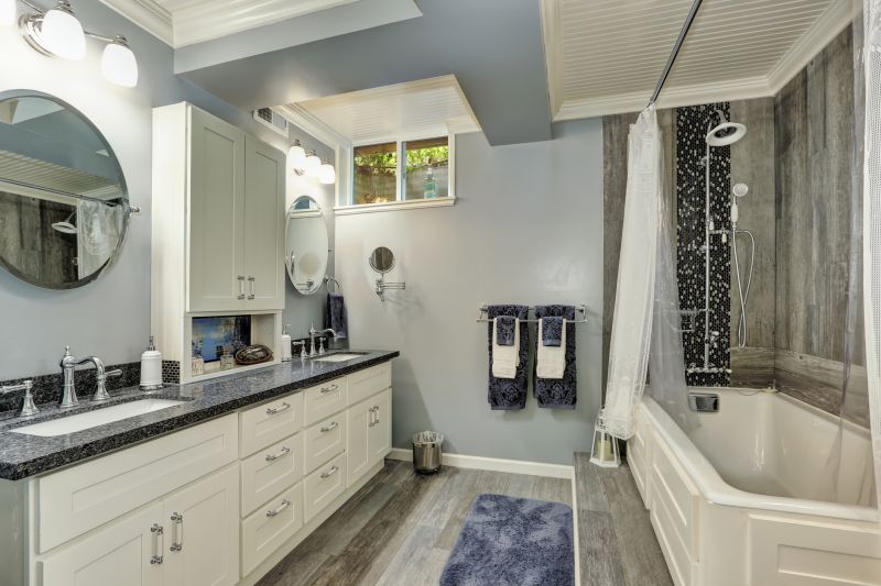 Spacious Master Bathroom with Double Vanities